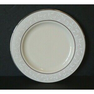 LENOX OPAL INNOCENCE PEARL BREAD & BUTTER PLATE BONE FINE BONE CHINA  PLATINUM